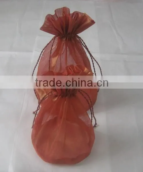 Hot Sale High Quality Silver Fabric Mesh Bag Pouch photo-6