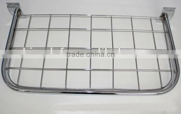 Supermarket Metal Slatwall Mesh Display Shelf photo-4