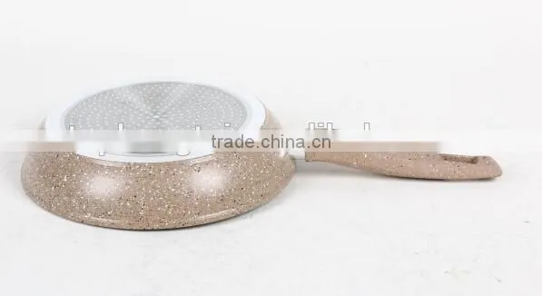 Aluminium Forged Marble Stone Coating Frying Pan photo-3
