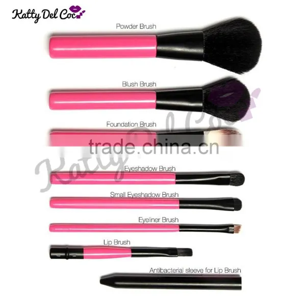 Factory Directly Fantasy Pink 7pcs Makeup Brush Set Supplier's Choice photo-4