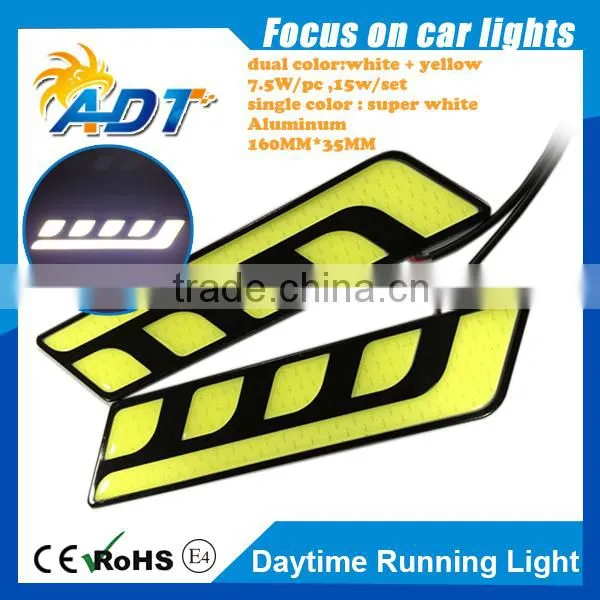 New Auto Led Fog Light, Dual White Amber Led Turn Signal DRL photo-2