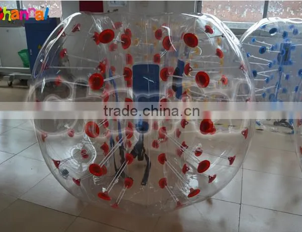 PVC Summer Cool Lawn Inflatable Collision Bumper Buffer Impact Zorb Run In Touch Ball Football Soccer Bubble Ball photo-2