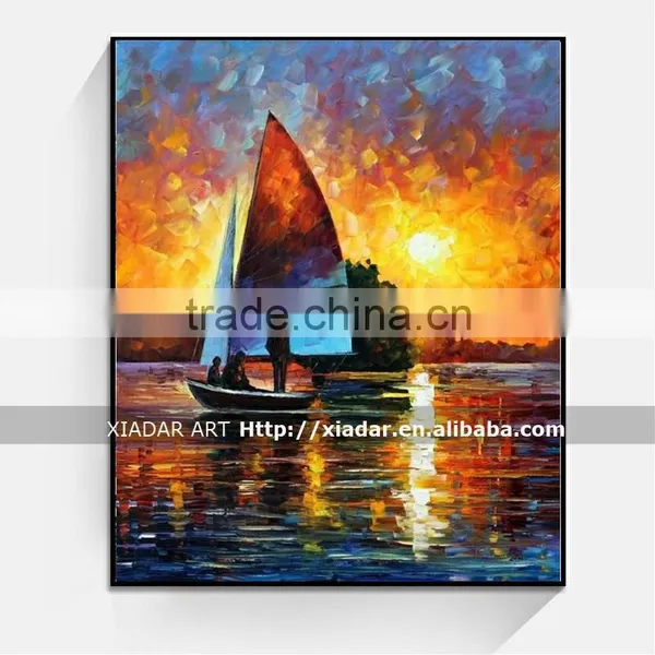Handmade Painted Modern Art Palette Knife Oil Painting On Canvas