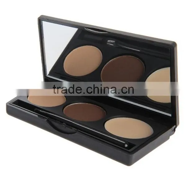 Eyebrow Powder,eyebrow Kit,private Label Eyebrow Pencils,3 Lolor Eyebrow Conceal Palette photo-5