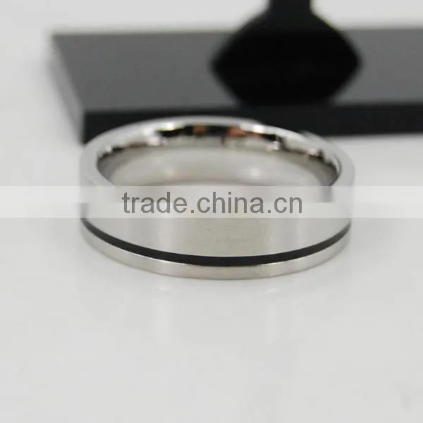 Jewelry Factory Men's Engagement Ring Design Stainless Steel Ring
