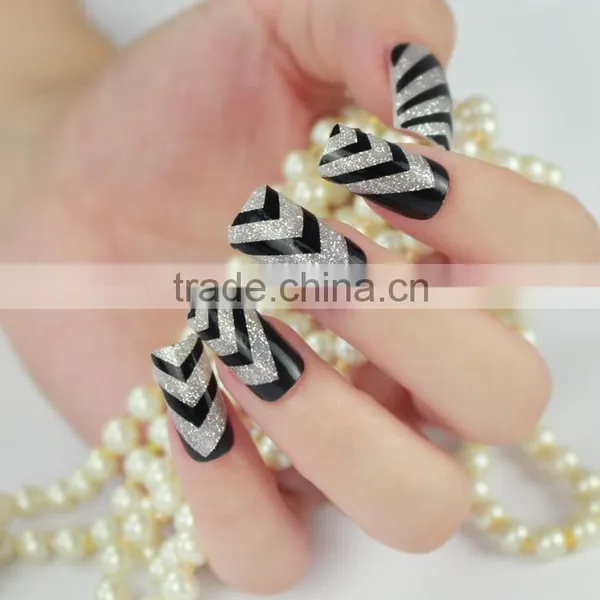 2016 Beauty Sticker Lace Nail Sticker/ Nail Foil Sticker / Decal /12,16 Nail Tips photo-6