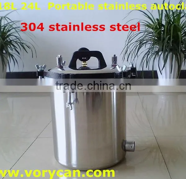 24Liters XFS-280B Stainless Steel Portable Autoclave Sterilizer Sterilization Pressure-cooker photo-4