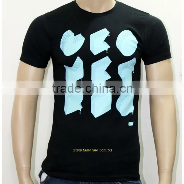 PRINTED T-SHIRT: 160GSM MEN'S SINGLE JERSEY PRINTED T-SHIRT photo-2