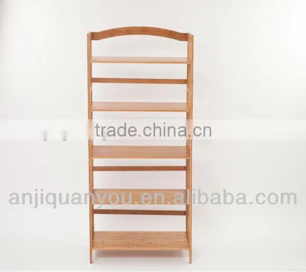 Bamboo 5-layers Rack for Shoes and Other Home Items