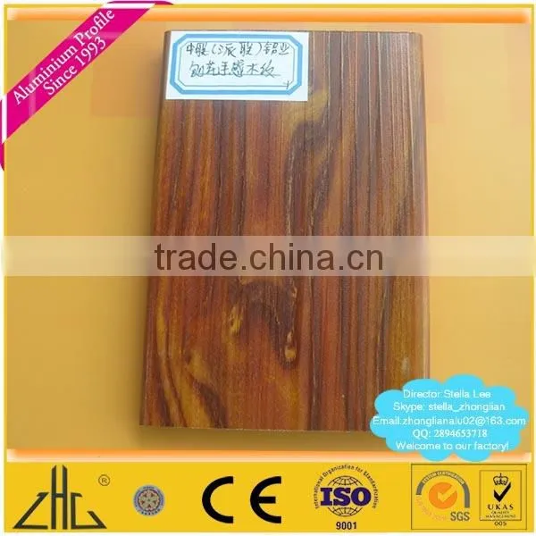 Wow!! Foshan Ceramic Porcelain Color Aluminium Extrusion Profile Manufacturer / Texture Paint Wooden Grains Aluminium Extrusions photo-5