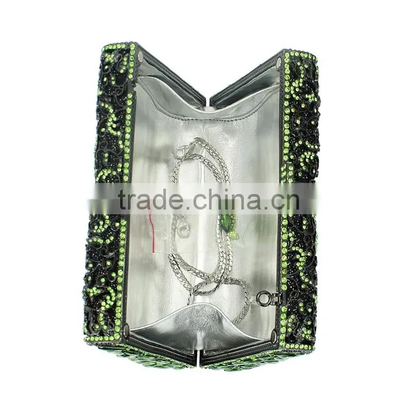 Aquamarine Clutch Bag Evening Trapezoidal Woman Wedding Bag Party Bag Fashion Handbag (88142A-G2) photo-4
