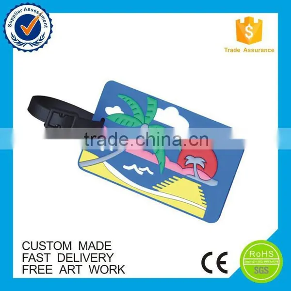 Factory Price 3D Custom Soft Pvc Luggage Tag photo-5