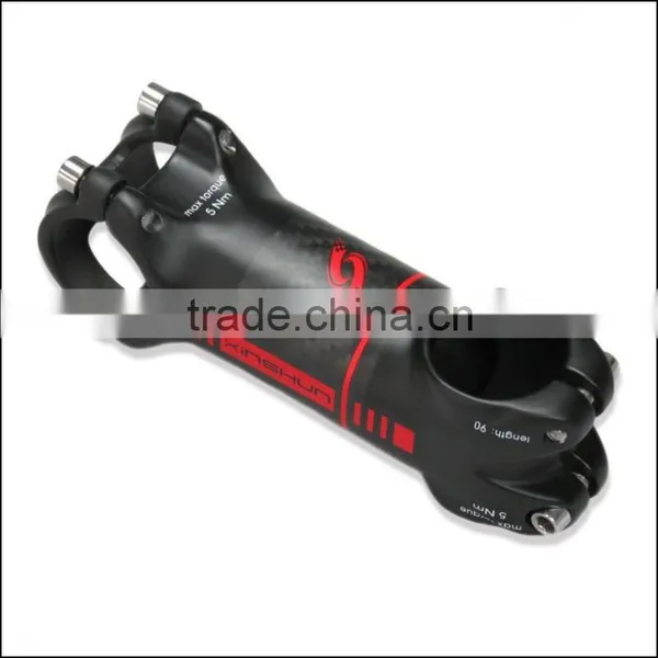 New Xinshun Aluminium Carbon Stem Mtb 6 17 Degrees Road Bicycle Accessories Bike Parts Black 90-110mm ST2309 photo-5