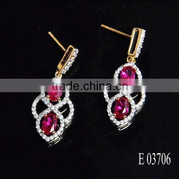 Factory Price Handmade Silver Jewelry Rhodium Plated Artificial Jewelry Display photo-4