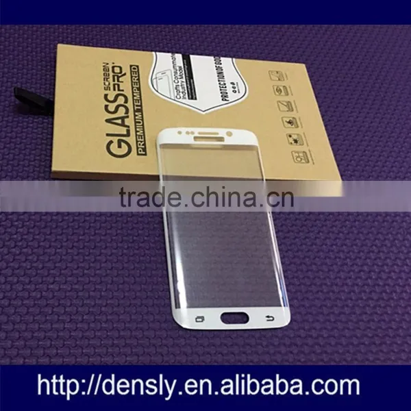 Factory 0.2mm 3D Full Coverage Curved Tempered Screen Protetor Samsung Galaxi s6 Edge photo-4