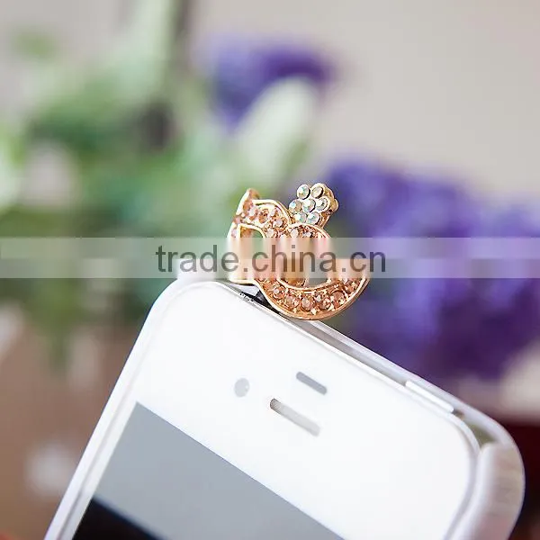 Rhinestone Dust Plug Luxurious Crown Earphone Dust,promotion Gift A108 photo-5