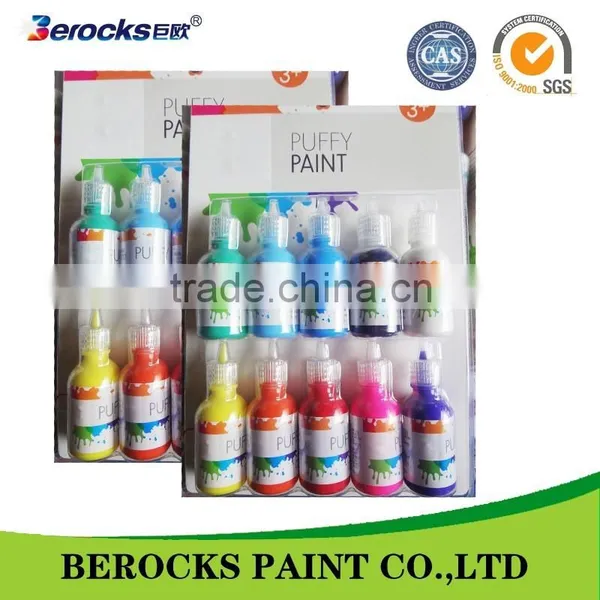 Rich Color Water Based Acrylic Puffy Paint/ Latex Paint photo-4