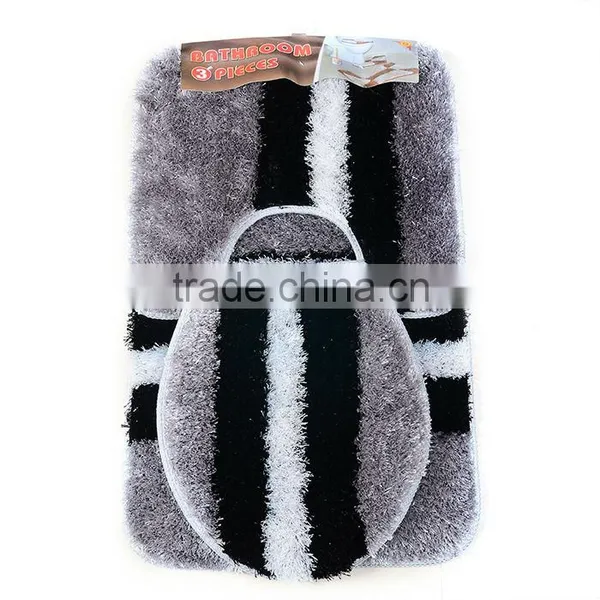 Polyester Shaggy Bathroom Carpet and Rug