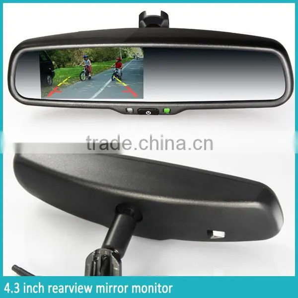 Germid 4.3inch Rearview Mirror Ultral-high Brightness Monitor With Parking Sensor photo-5