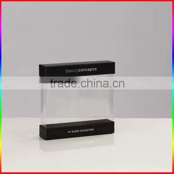 Perfume Clear PVC Packaging With Hard Paper Top and Base photo-2