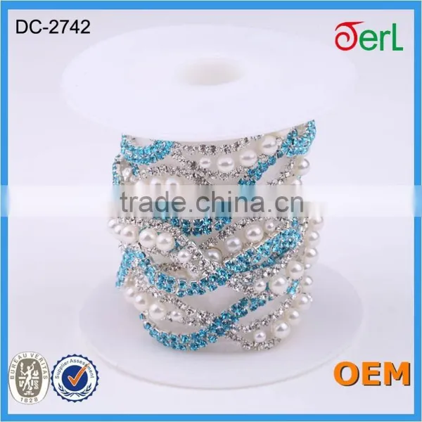 New Design Popular Shining Rhinestone Chain Trimming for Garment Decoration photo-4