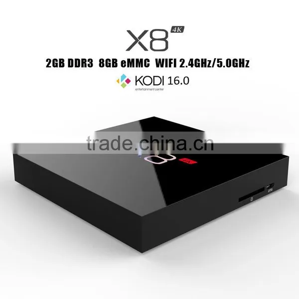 X8 4K Amlogic 8726 m8 Quad Core TV Box With 5.0GHZ Wifi Frequency photo-6