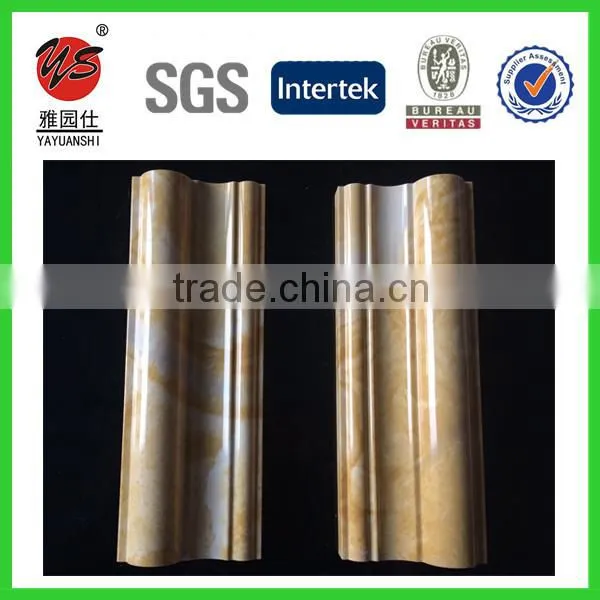 Marble Design 8cm Pvc Moulding Profile for uv Sheet photo-5