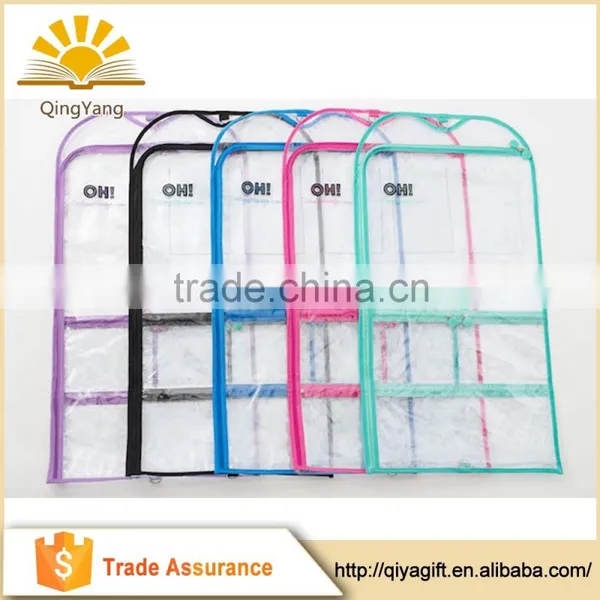 Custom Dustproof Transparent Pvc Garment Bags for Gowns With Pockets photo-2