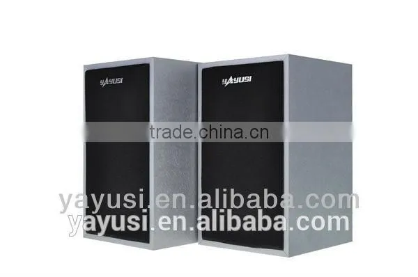 Active Type and 2( 2.0) Channels Wooden Case Computer Speaker photo-3