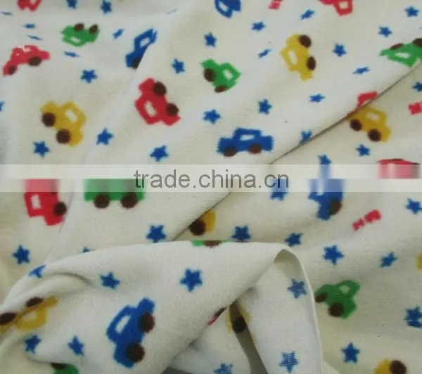 Cartoon Printing Microfiber Polar Fleece With Antipilling Fabric Baby Blanket photo-5