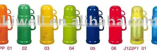 Glass plastic vacuum flask