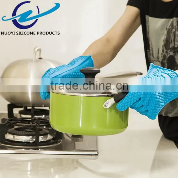 Heat Resistant Silicone Oven Glove With Five Fingers photo-4