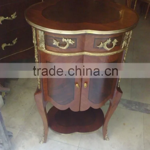 Antique Table - French Table With Brass - French Coffee Table With Ormolu photo-5