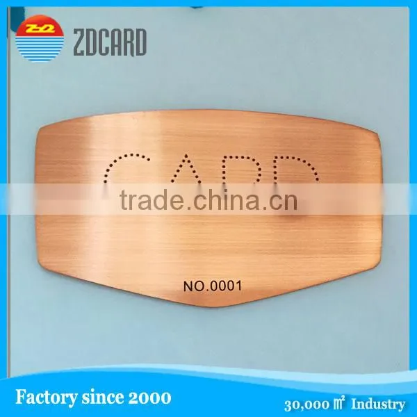 Common Engraved Metal Aluminum Card photo-5