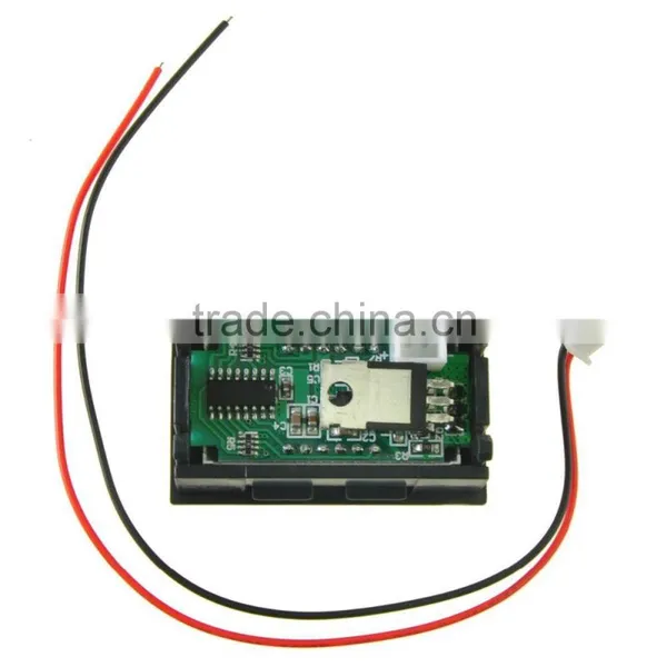 New 2 Wire DC 7-120V Mini LED Panel Digital Display Voltage Meter Voltmeter photo-3