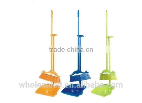 Newest Colorful PP Broom and Dustpan Set photo-3
