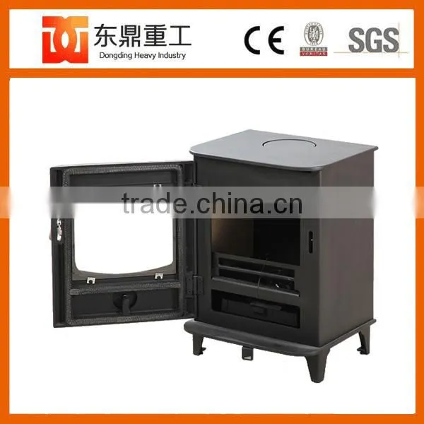 Artificial Freestanding Wooden Fireplace/wood Fireplace With Swivel Casters GR908 photo-3