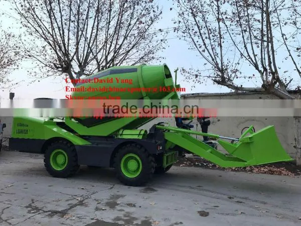 4 WD Swing Drum Concrete Mixer