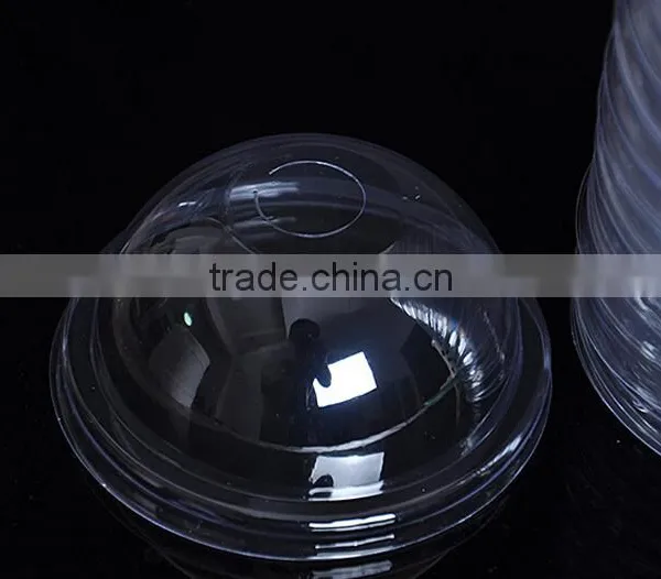 Custom Food Grade Disposable Clear Plastic Cup Dome Lids Cheap Price photo-4
