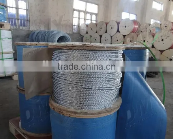 CE Certification10mm High Strength 6*12 Galvanized Carbon Steel Wire Rope photo-5