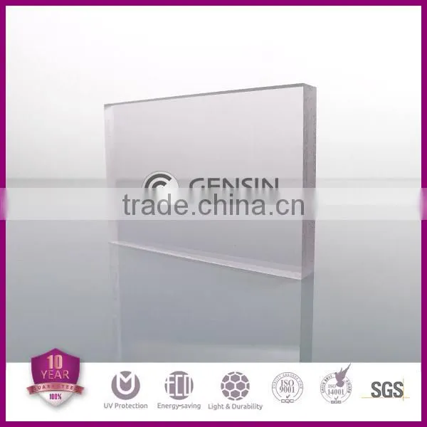 Grade A OEM 1220x2440mm 12mm Solid Polycarbonate Sheet photo-2