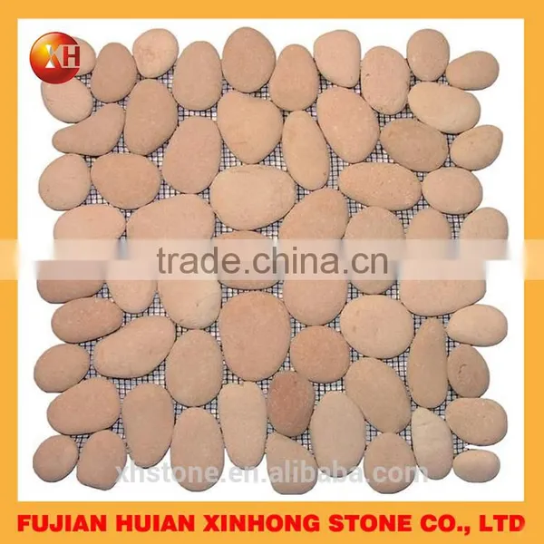 Stone Grey Pebble Tile, Stone Wall Tiles, Decorative Stone Tile photo-4