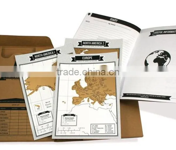 CT-595 The New Travel Journal Map Including Eight Tourism Map Paper TRAVELOGUE Tour Player Map photo-3