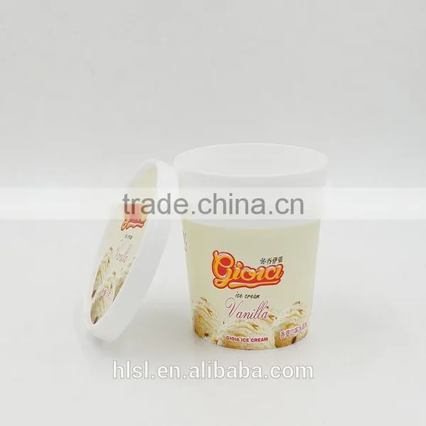 In Mould Labelling Disposable Ice Cream Containers,white Ice Cream Container With Spoon,plastic Ice Cream Containers photo-4
