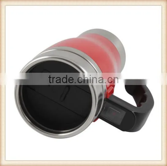 Stainless Lazy Self Stirring Mug Auto Mixing Tea Coffee Cup Office Home Gift Red photo-4