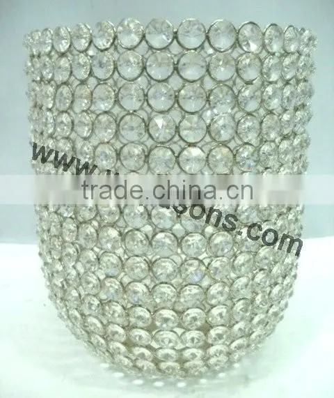 New Wholesale Crystal Tealight Candle Holder photo-2