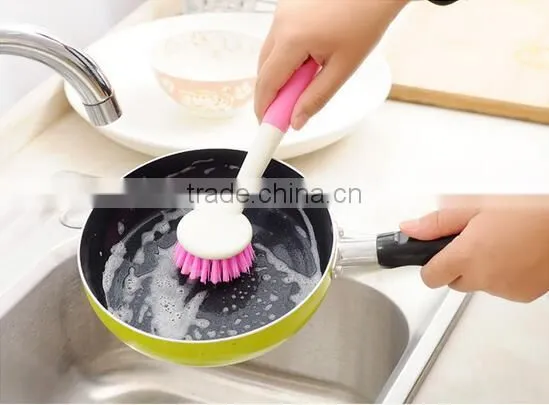 New Products 2016 Innovative Product Kitchen Cleaning Brush Bathroom Cleaning Brush With Long Handle photo-2