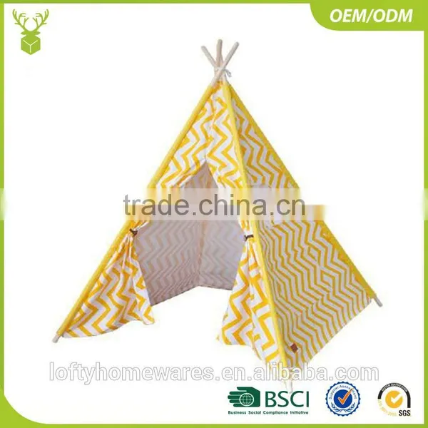 Teepee Indian Tents Children Kids Cloth Teepee Tent photo-3