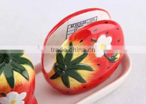 New Design Hot Selling Cruet Set With Napkin Holder Ceramic Set photo-3