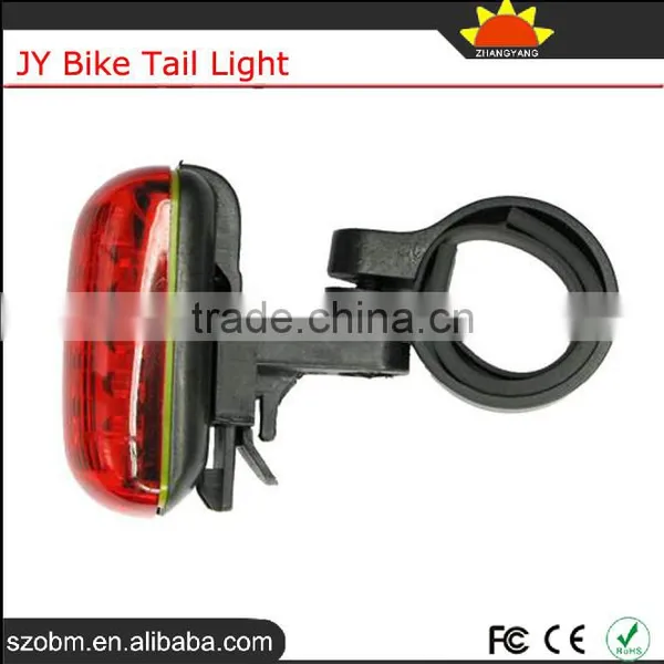 Jing Yi 5 LED 4 Mode Red Light Bike Safety Accessories Bike Tail Light photo-3